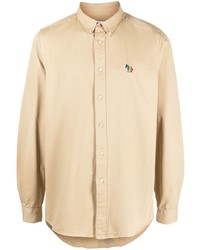 Paul Smith Logo Patch Button Up Shirt