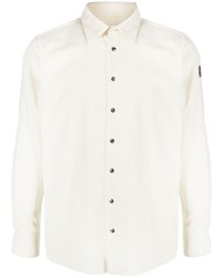 Moncler Logo Patch Cotton Shirt