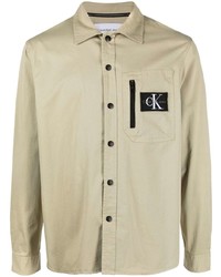 Calvin Klein Jeans Logo Patch Long Sleeve Shirt