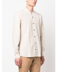 Peserico Long Sleeve Mandarin Collar Shirt