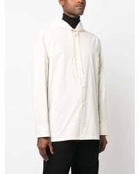 Jil Sander Long Sleeved Hooded Shirt