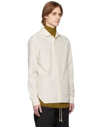 Rick Owens Off White Office Shirt