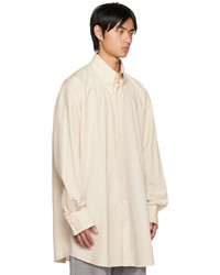 MM6 MAISON MARGIELA Off White Oversized Shirt