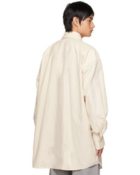 MM6 MAISON MARGIELA Off White Oversized Shirt