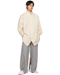 MM6 MAISON MARGIELA Off White Oversized Shirt