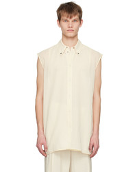 Jil Sander Off White Relaxed Fit Shirt