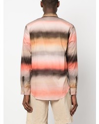 Paul Smith Ombr Effect Stripe Pattern Shirt