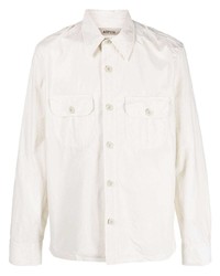 Aspesi Oversized Collar Cotton Shirt
