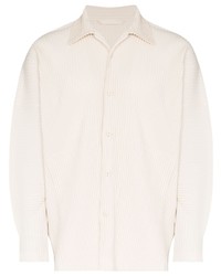 Homme Plissé Issey Miyake Oversized Pleated Buttoned Shirt