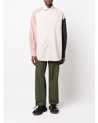 Feng Chen Wang Panelled Button Up Shirt