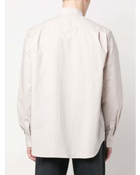 Acne Studios Point Collar Stretch Cotton Shirt