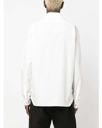 Rick Owens Pointed Collar Cotton Shirt