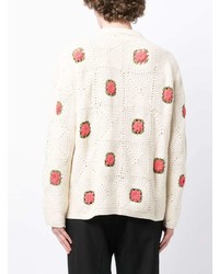 Bode Rosette Crochet Cotton Shirt