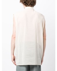 Jil Sander Sleeveless Cotton Shirt