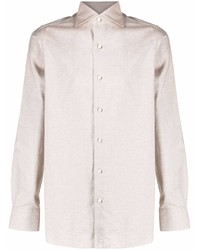 Finamore 1925 Napoli Slub Textured Cotton Shirt