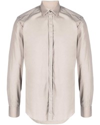 Lanvin Spread Collar Cotton Shirt