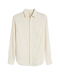 Kato The Fit Double Gauze Button Up Shirt In Ivory At Nordstrom
