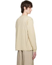 Satta Beige Heavy Long Sleeve T Shirt