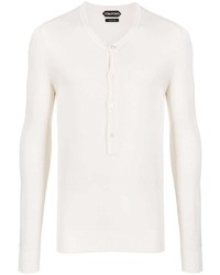 Tom Ford Buttoned Up Long Sleeve T Shirt