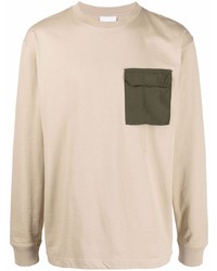 Soulland Cory Long Sleeved Organic Cotton T Shirt