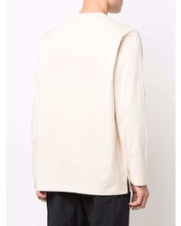Y-3 Crew Neck Long Sleeved T Shirt