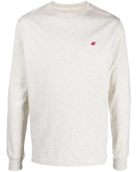 New Balance Logo Patch Long Sleeve T Shirt