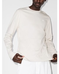 Helmut Lang Logo Print Long Sleeve T Shirt