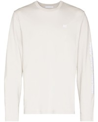 Helmut Lang Logo Print Long Sleeve T Shirt