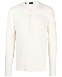 Tom Ford Long Sleeve Buttoned T Shirt