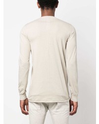 Rick Owens Long Sleeve Cotton T Shirt