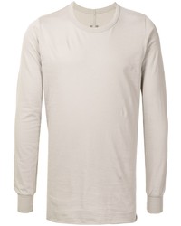 Rick Owens Long Sleeve Cotton T Shirt