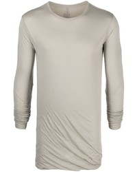 Rick Owens Long Sleeve Organic Cotton T Shirt