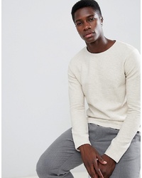 Selected Homme Long Sleeve T Shirt With Textured Structure
