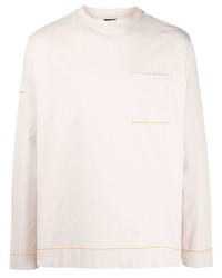 Jacquemus Long Sleeved Cotton T Shirt