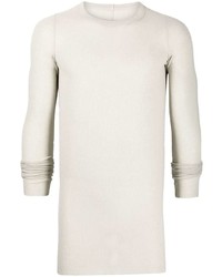 Rick Owens Rib Long Sleeve T Shirt