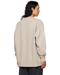 Acne Studios Taupe Brushed Sweatshirt