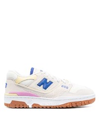 New Balance 550 Perforated Detail Low Top Sneakers