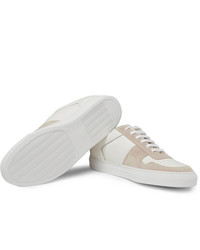 Common Projects Bball Full Grain Leather And Suede Sneakers