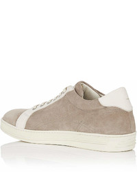 Antonio Maurizi Leather Trimmed Suede Sneakers