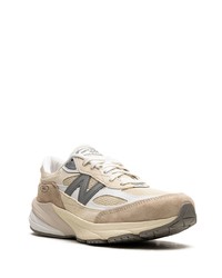 New Balance Made In Usa 990v6 Cream Sneakers