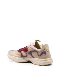 Acne Studios Ribbon Panelled Lace Up Sneakers