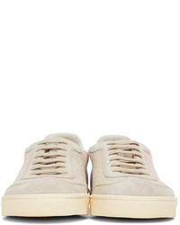 Brunello Cucinelli Taupe Knit Hybrid Sneakers