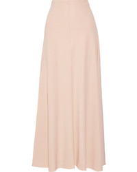 The Row Frol Stretch Crepe Maxi Skirt Cream