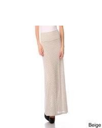 Stanzino Striped High Waist Maxi Skirt