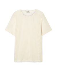 Saint Laurent Cotton Mesh T Shirt