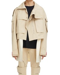 Givenchy Oversize Crop 2 In 1 Parka