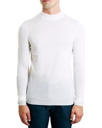 Topman Mock Neck Sweater