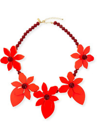 Kate Spade New York Lovely Lillies Statet Necklace