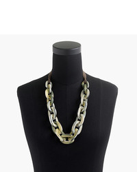 J.Crew Oval Lucite Necklace