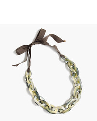 J.Crew Oval Lucite Necklace